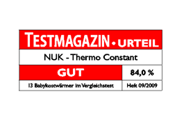[Translate to greek:] Germany 2009: Good – NUK Baby Food Warmer Thermo Constant
