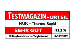 [Translate to greek:] Germany 2009: Very Good – NUK Baby Food Warmer  Thermo Rapid