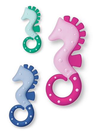 [Translate to greek:] teething ring seahorse