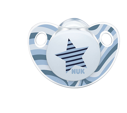 [Translate to greek:] NUK Trendline pacifier with flat button