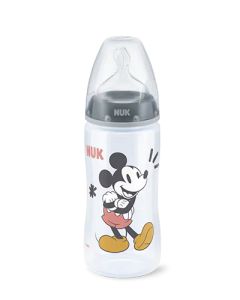 NUK Disney Mickey Mouse First Choice Plus Μπιμπερό με Δείκτη Ελέγχου Θερμοκρασίας