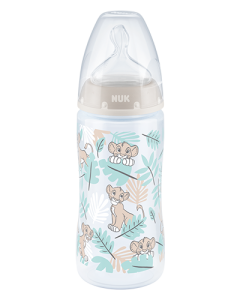 NUK Disney The Lion King First Choice Plus Mπιμπερό 300ml με Δείκτη Ελέγχου Θερμοκρασίας