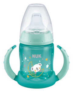 NUK First Choice Μπιμπερό εκπαίδευσης Night 150ml, ρύγχος σιλικόνης