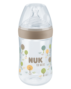 NUK for Nature Μπιμπερό με Δείκτη Ελέγχου Θερμοκρασίας