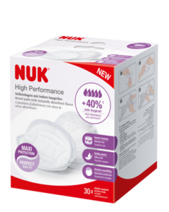 NUK Επιθέματα στήθους High Performance 30 τεμ. ανά συσκευασία