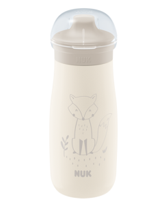 NUK Mini-Me Sip Παγουράκι 300 ml από ανοξείδωτο ατσάλι με ρύγχος