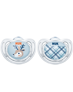 NUK Snow Freestyle Pacifier blue 0-6m