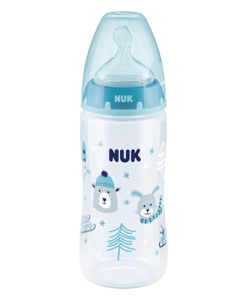 NUK First Choice Plus Winter Wonderland Μπιμπερό πολυπροπυλενίου (PP) 300ml με θηλή