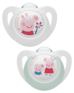 NUK Peppa Pig Star Πιπίλα σιλικόνης