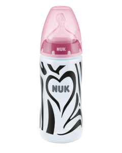 NUK Monochrome Animals First Choice Plus Μπιμπερό με Δείκτη Ελέγχου Θερμοκρασίας 