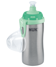 NUK Junior Cup 215ml από ανοξείδωτο ατσάλι με ρύγχος push-pull